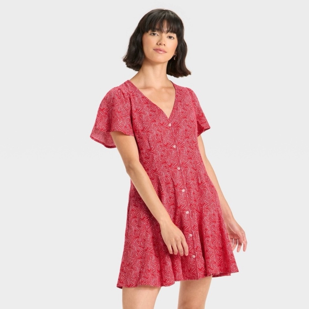 Universal Thread red dress with stars